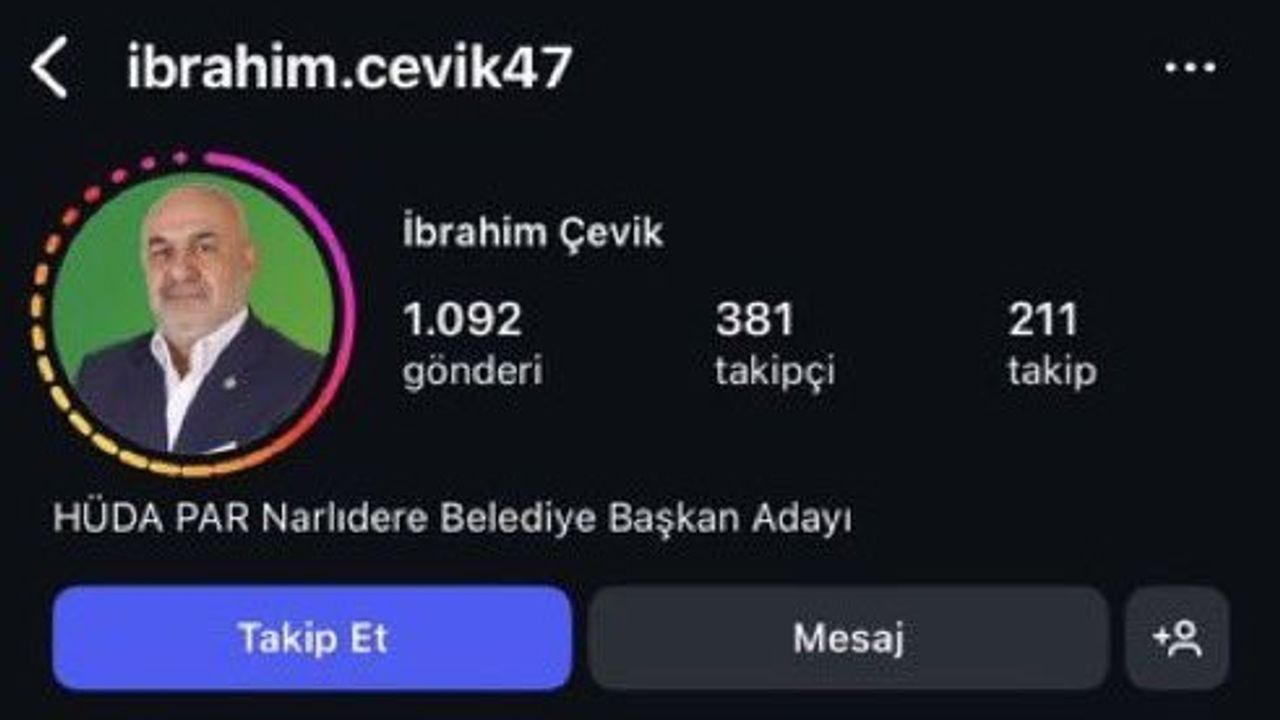 HÜDA PAR Belediye Başkan adayı İbrahim Çevik kimdir?