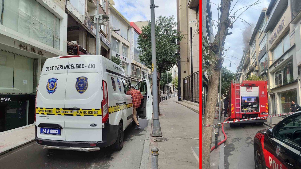 4 katlı binada çıkan yangında 1 kişi yanarak hayatını kaybetti