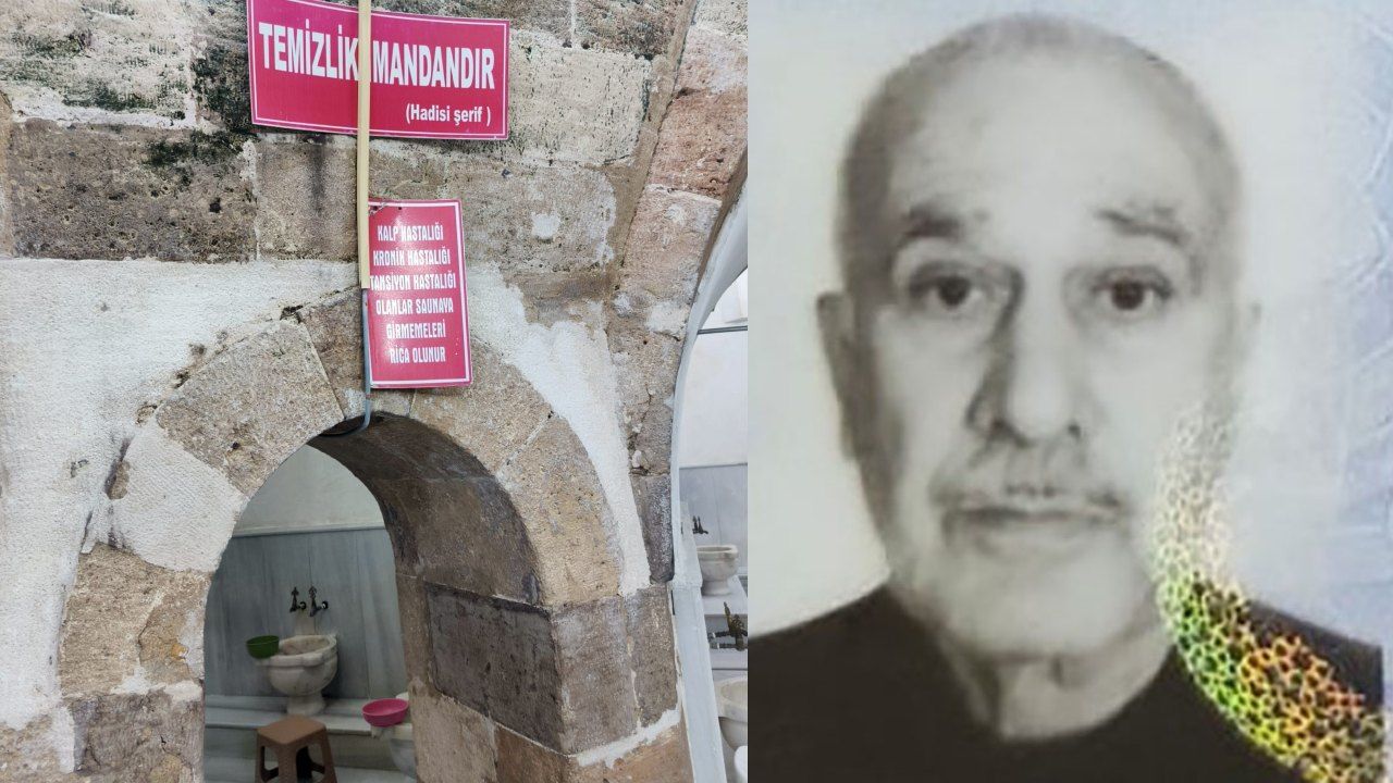 77 yaşındaki adam hamamda ölü bulundu