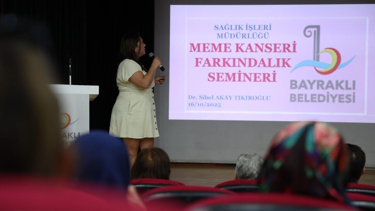 Bayraklı'da meme kanseri farkındalığı için bilgilendirici seminer