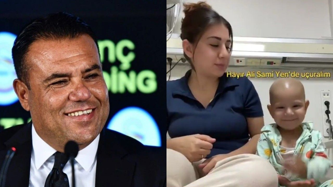 Dinçer Azaphan, İzmir'de tedavi gören minik Afra’nın hayalini gerçeğe dönüştürüyor
