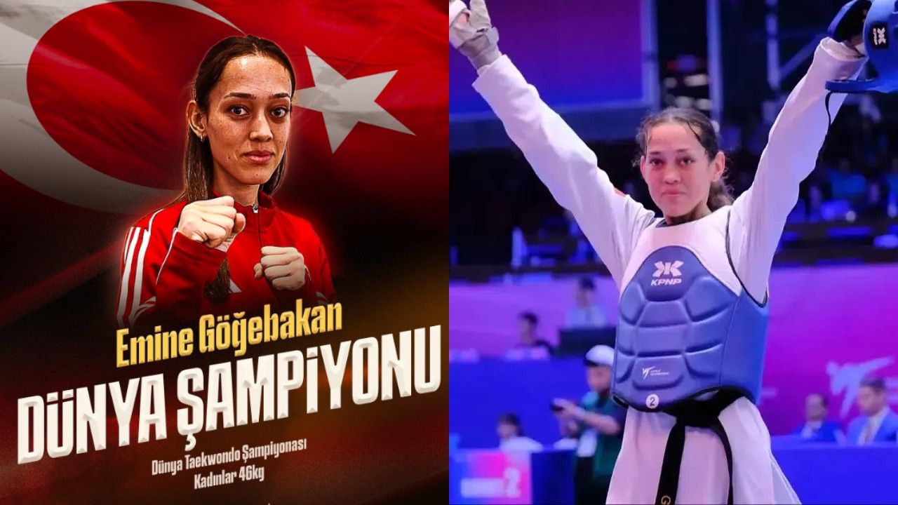 Dünya şampiyonu oldu! Milli tekvandocu Emine Göğebakan kimdir?