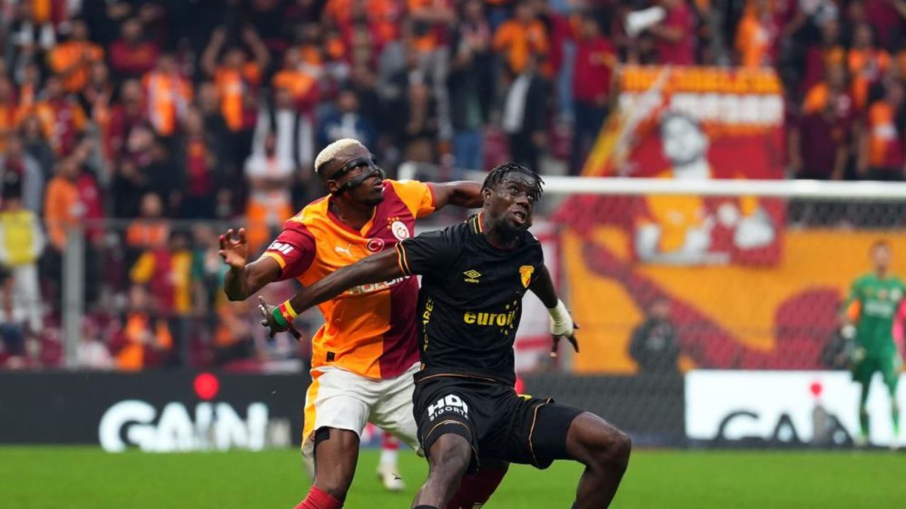Göztepe, Galatasaray deplasmanında direnemedi: Galibiyet hasreti sürüyor