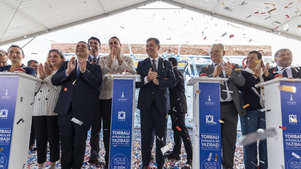 İzmir’in üçüncü büyük arıtma tesisi açıldı
