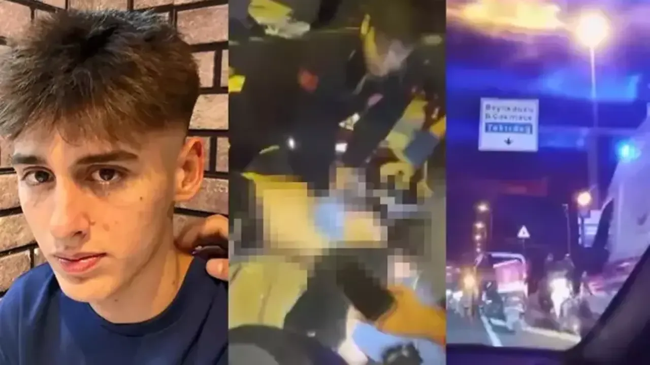 Motosiklet bariyerlere çarptı: 1 ölü, 1 yaralı