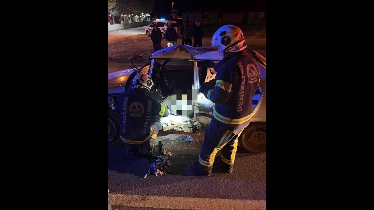 Otomobil ile kamyonetin çarpışmasıyla 1 kişi hayatını kaybetti