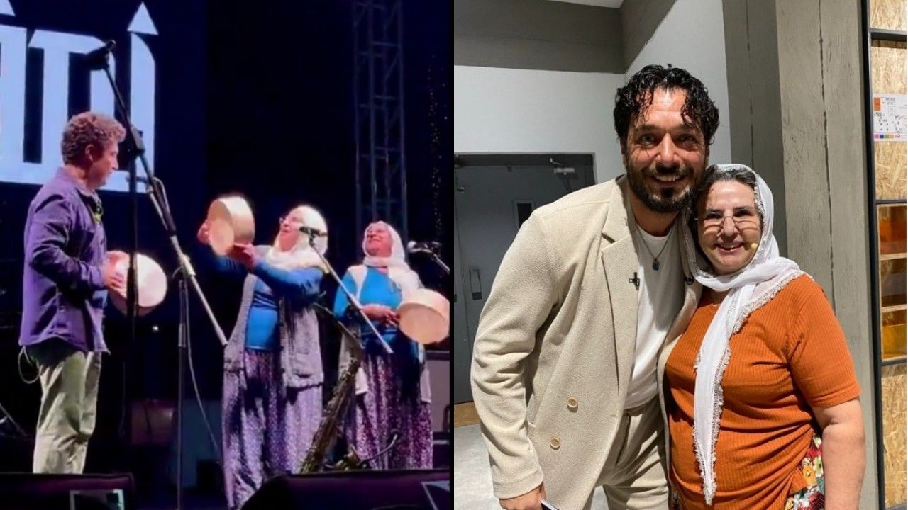 Pinhani ile sahnede düet yapan Delbekçi Teyzeler kimdir?