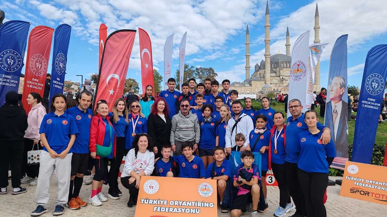 Türkiye Oryantiring Şampiyonaları'nda Aliağa rüzgarı esti