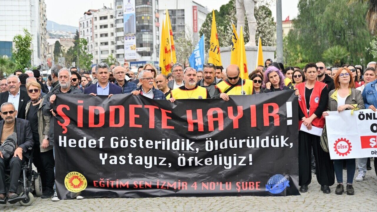 Bornova okul saldırılarına karşı tek ses: “Artık yeter!”