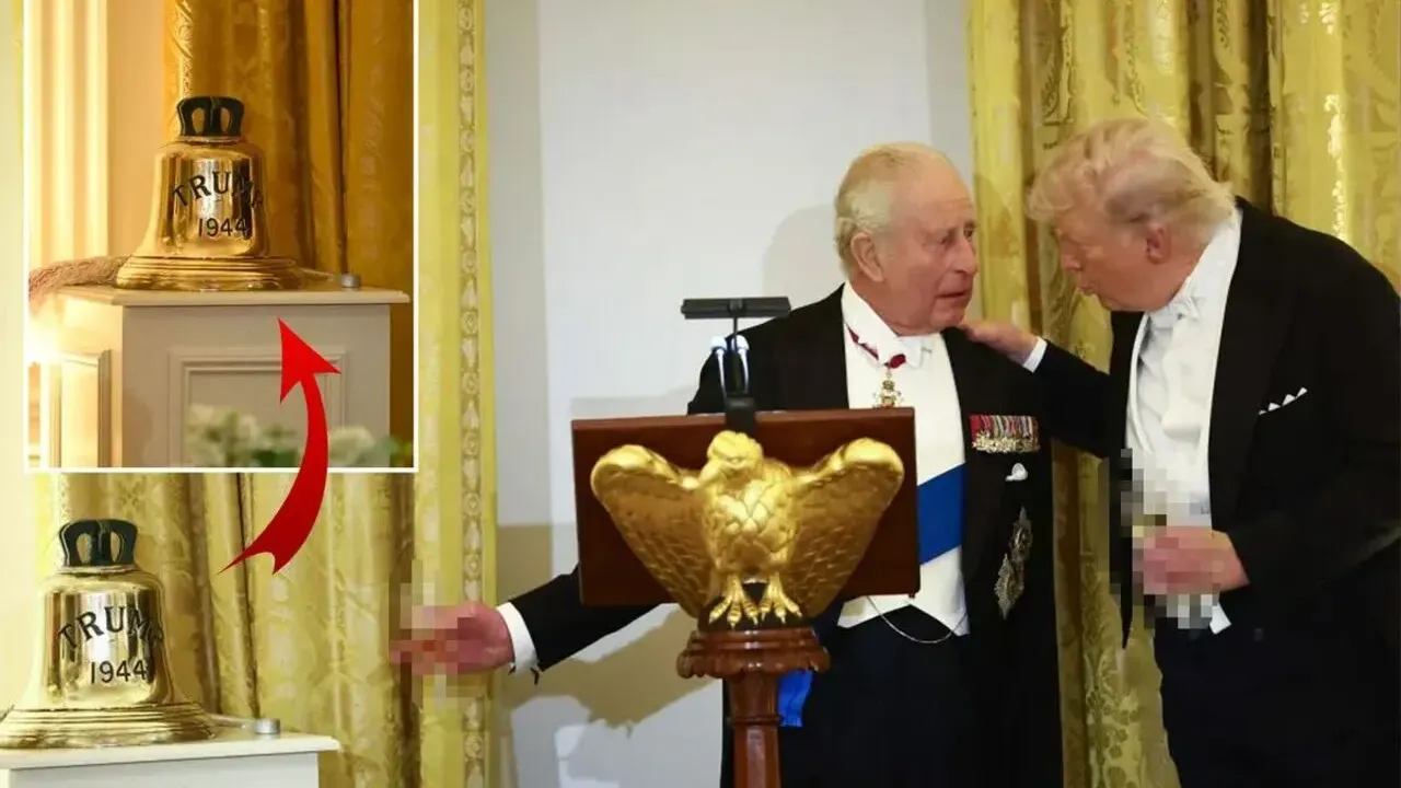 Kral Charles’tan Trump’a çan hediyesi