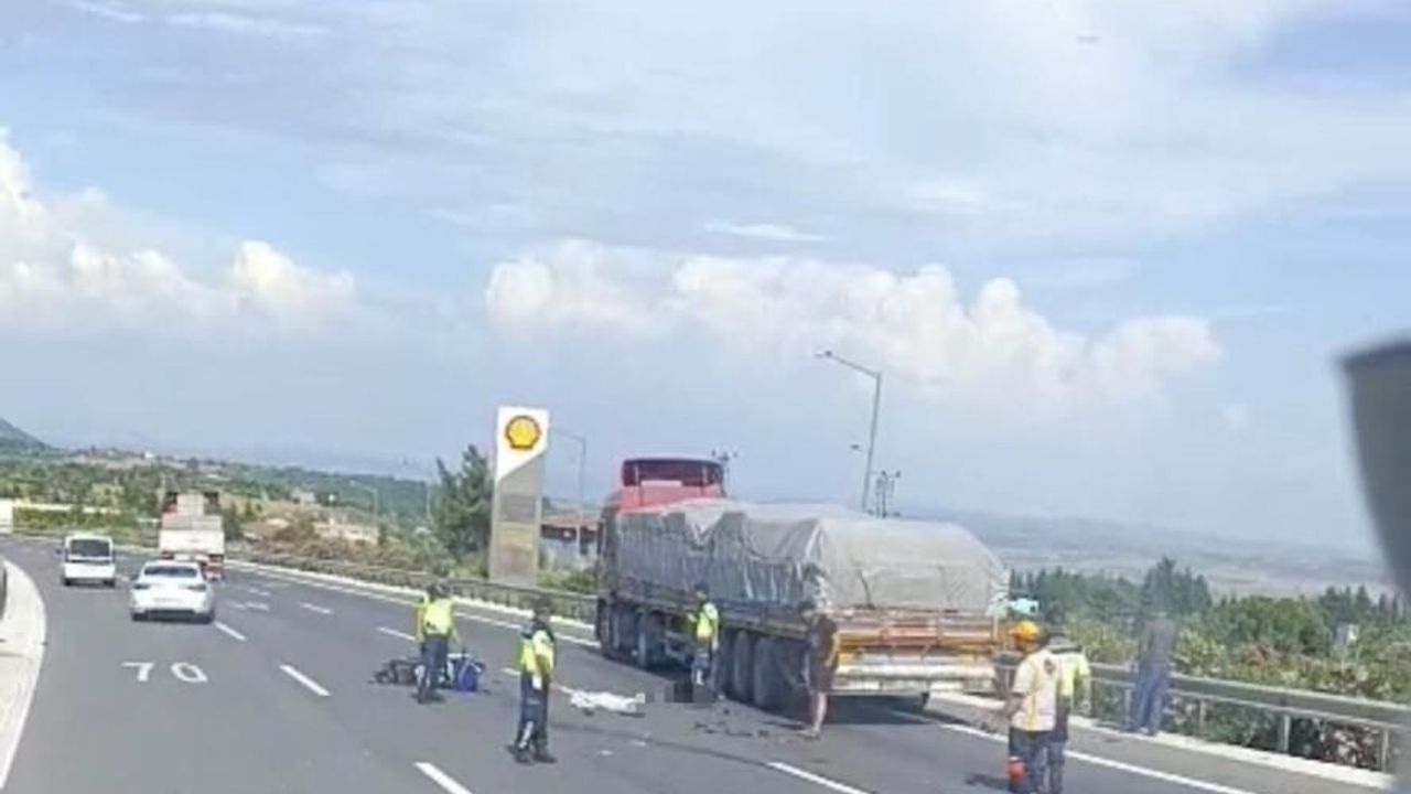 Feci kaza: Motosiklet sürücüsü yaşamını yitirdi