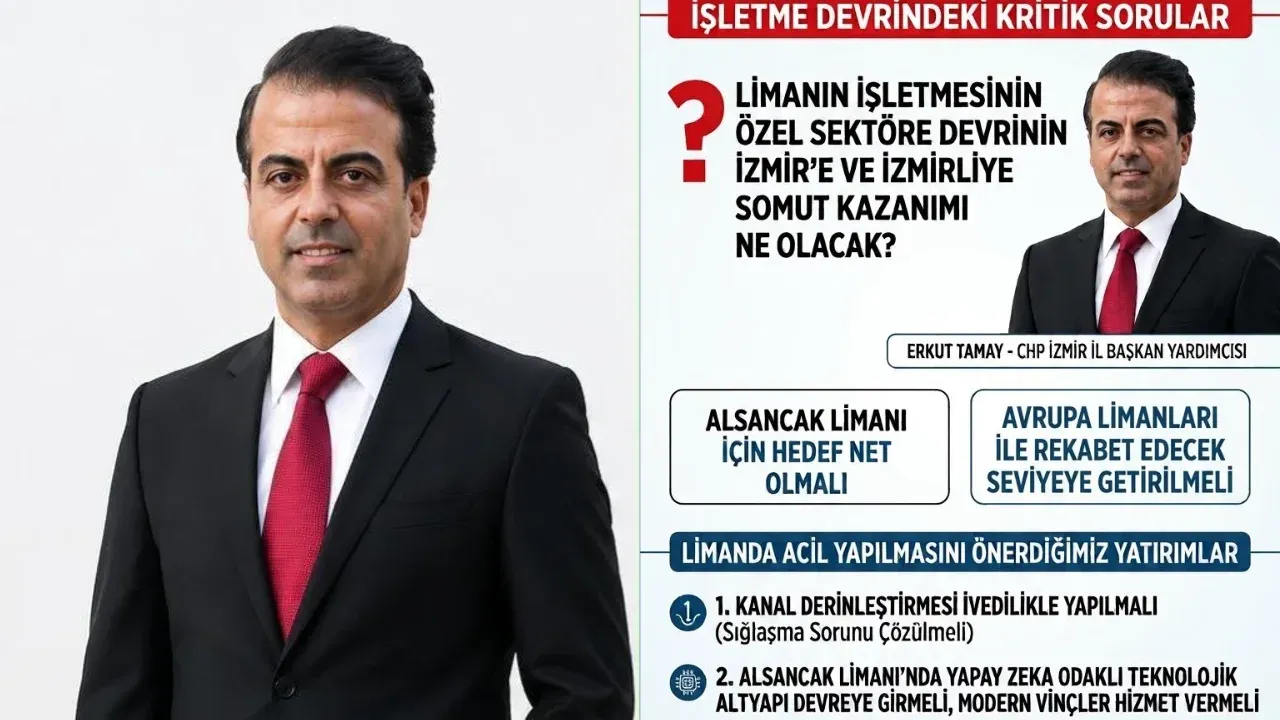 CHP’li Tamay’dan İzmir Limanı için yatırım çağrısı