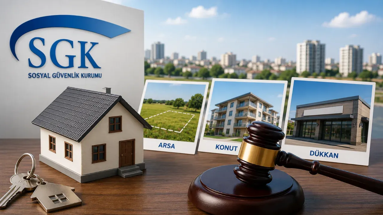 SGK 150’den fazla gayrimenkulü satışa çıkardı: Fiyatlar 180 bin TL’den başlıyor