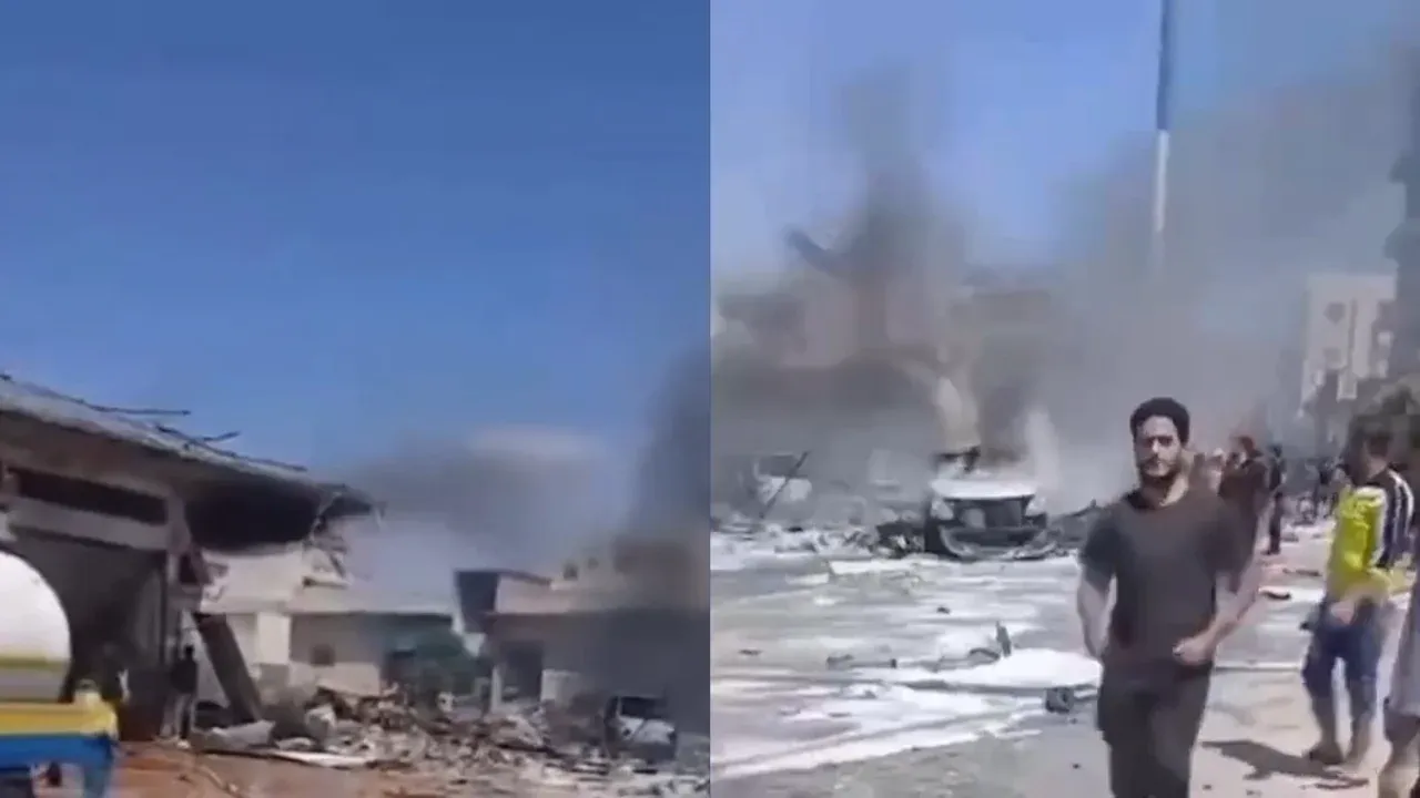 Suriye'de teçhizat deposunda patlama: Ölü ve yaralılar var