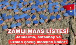 Jandarma, astsubay ve uzman çavuş maaşı ne kadar? Astsubay ve uzman çavuş yeni maaşı ne kadar, kaç TL oldu?