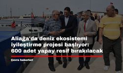 Aliağa'da deniz ekosistemi iyileştirme projesi başlıyor: 600 adet yapay resif bırakılacak
