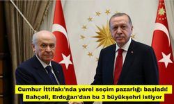 Cumhur İttifakı'nda yerel seçim pazarlığı başladı! Bahçeli, Erdoğan'dan bu 3 büyükşehri istiyor