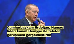 Cumhurbaşkanı Erdoğan, Hamas lideri İsmail Heniyye ile telefon görüşmesi gerçekleştirdi!