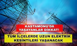 Kastamonu'nun 17 ilçesi ve il merkezi uzun süreli elektrik kesintisi bekliyor! -24 Ekim Kastamonu elektrik kesintisi