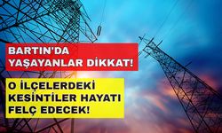 Bartın hafta ortasını karanlıkta geçirecek! İşte kesintinin detayları... -25 Ekim Bartın elektrik kesintisi