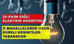 Çiğli'nin çoğu mahallesi haftayı elektriksiz kapatacak! İşte detaylar... -20 Ekim Çiğli elektrik kesintisi