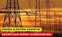 Ödemiş elektrik kesintisi sabahın erken saatlerinde tüm ilçeyi etkileyecek! -31 Ekim Gediz elektrik kesintisi