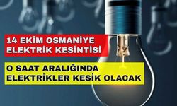 Osmaniye'de yaşayanlar dikkat! Geceden telefonlarınızı şarj etmeyi unutmayın -14 Ekim Osmaniye elektrik kesintisi