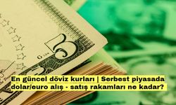 En güncel döviz kurları | Serbest piyasada dolar/euro alış - satış rakamları ne kadar?