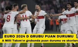 EURO 2024 D GRUBU PUAN DURUMU | A Milli Takım'ın grubunda puan durumu ve skorları