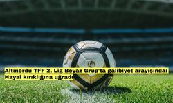 Altınordu TFF 2. Lig Beyaz Grup'ta galibiyet arayışında: Hayal kırıklığına uğradı