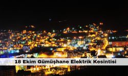 Hazırlıklarınızı yapın! Gümüşhane yarın 5 saat elektriksiz kalacak – 18 Ekim Gümüşhane elektrik kesintisi