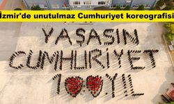 İzmir'de unutulmaz Cumhuriyet koreografisi