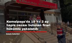 Kemalpaşa'da 19 Yıl 2 ay hapis cezası bulunan firari hükümlü yakalandı