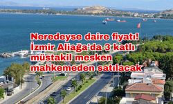 Neredeyse daire fiyatı! İzmir Aliağa'da 3 katlı müstakil mesken mahkemeden satılacak