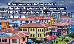 Odunpazarı’nda ev sahibi olmak istiyorsanız kaçırmayın! 88,12 metrekare daire icradan satılacak