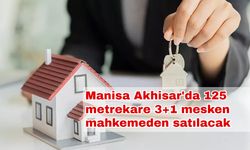 Manisa Akhisar'da 125 metrekare 3+1 mesken mahkemeden satılacak