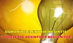 5 Ağustos 2024 Osmaniye elektrik kesintisi geliyor! İşte o saatlere dikkat! ... -Toroslar Elektrik kesintisi