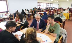 Rektör Prof. Dr. Budak’tan öğrencilere moral ziyareti