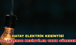 14 Ağustos 2024 Hatay haftanın ortasında elektiriğe hasret kalacak! -Toroslar Elektrik kesintisi