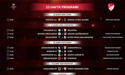 Trendyol 1. Lig'de 23. hafta programı açıklandı