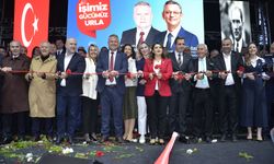 CHP'den Urla'da seçim ofisi açılışında gövde gösterisi