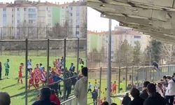 Cezalı antrenör tel örgüleri aşarak sahaya indi