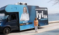 Seçim ofisi yerine karavan...