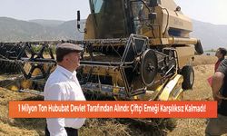 1 Milyon Ton Hububat Devlet Tarafından Alındı: Çiftçi Emeği Karşılıksız Kalmadı!