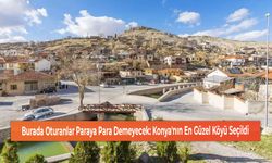 Burada Oturanlar Paraya Para Demeyecek: Konya'nın En Güzel Köyü Seçildi