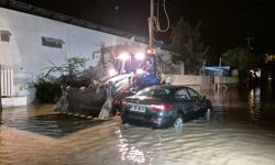 Bodrum sular altında: Evleri su bastı, yollar göle döndü!