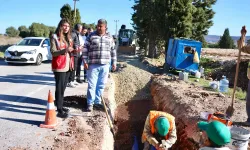 Reisdere-Ilıca Atık Su İletim Hattı'nda çalışmalar sürüyor