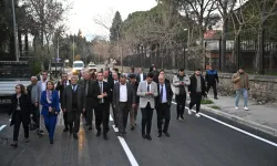 Bornova Anadolu Lisesi yolu kullanıma açıldı