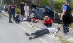 14 yaşındaki çocuğun kullandığı otomobilde 2 kişi yaralandı