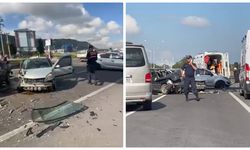 4 araçlık zincirleme trafik kazası: 5 yaralı